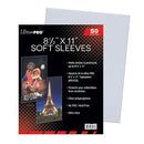 Ultra Pro Sleeves (50ct) Soft 8 - 1/2 x 11 - Cartes Sportives Rive Sud
