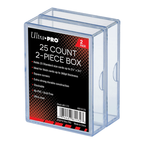 Ultra - Pro Storage Box 25CT (2 Pack) - Cartes Sportives Rive Sud