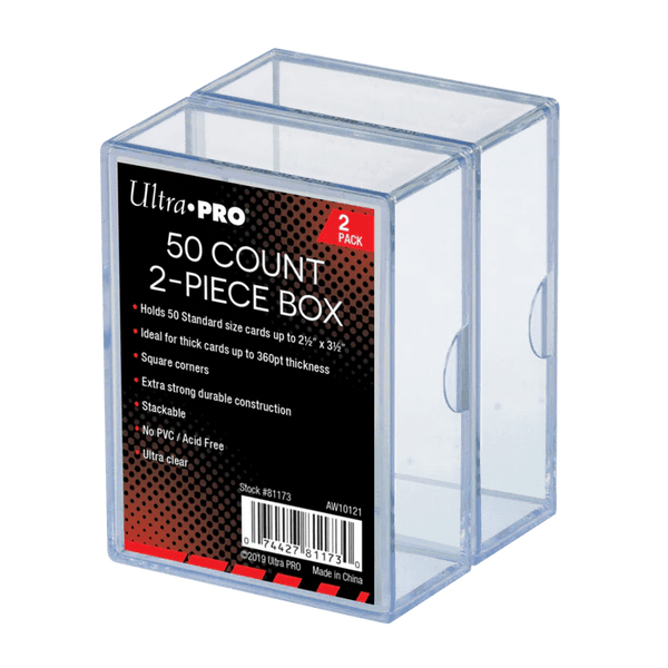 Ultra - Pro Storage Box 50CT (2 Pack) - Cartes Sportives Rive Sud