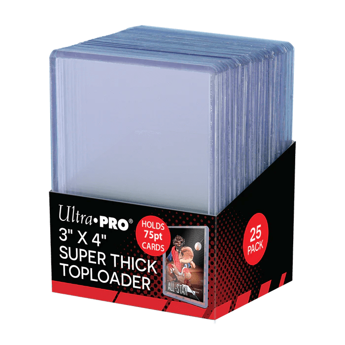 Ultra Pro Top Loaders Super Thick 75pt - Cartes Sportives Rive Sud