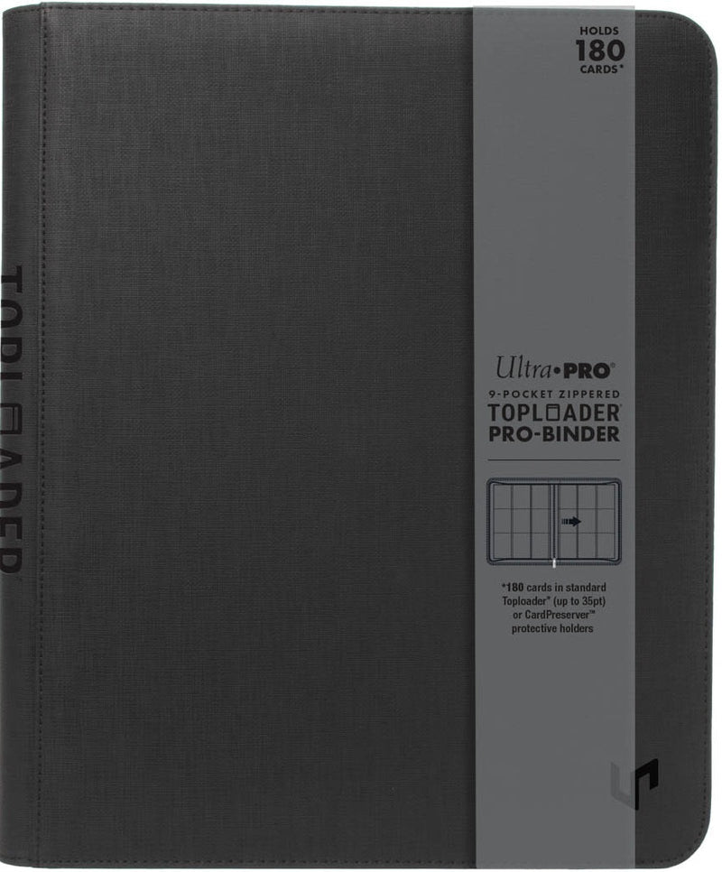 Ultra Pro Toploader Binder Premium Pro Zip 9 Pockets (Pre - Order) - Cartes Sportives Rive Sud