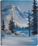 Ultra Pro Zip Binder Pro 9 Pockets Bob Ross Winter Paradise (Pre - Order) - Cartes Sportives Rive Sud