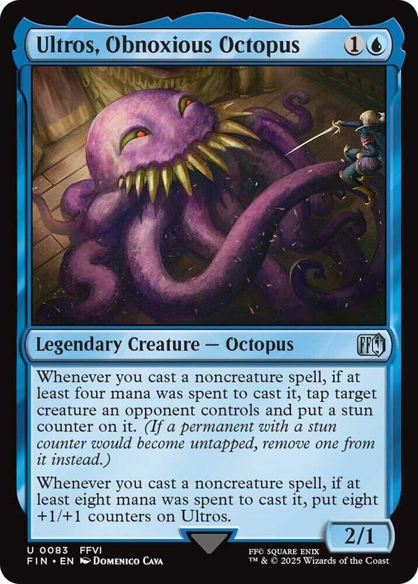 Ultros, Obnoxious Octopus [FIN - 83] - Cartes Sportives Rive Sud