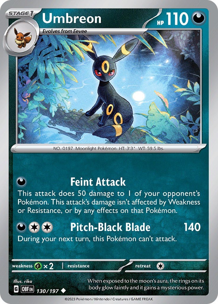 Umbreon [OBF - 130/197] - Cartes Sportives Rive Sud