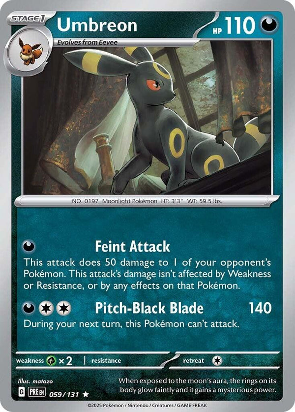 Umbreon [PRE - 059/131] - Cartes Sportives Rive Sud