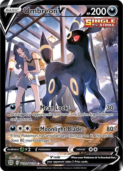 Umbreon V [SWSH09:TG - TG22/TG30] - Cartes Sportives Rive Sud