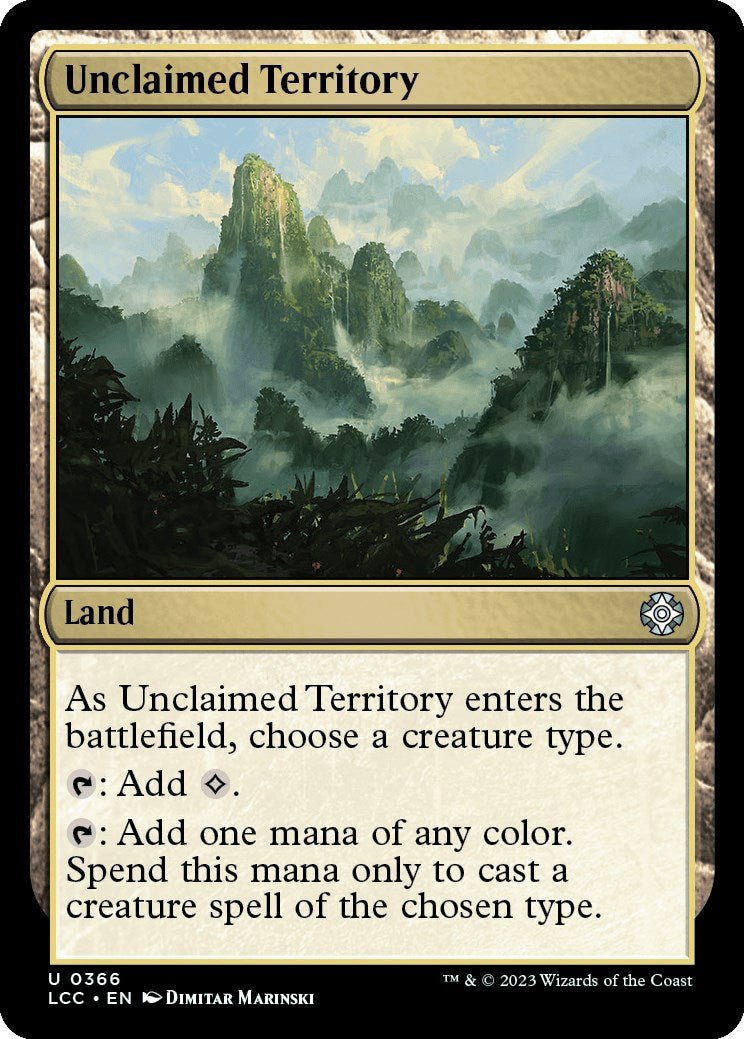 Unclaimed Territory [LCC - 366] - Cartes Sportives Rive Sud