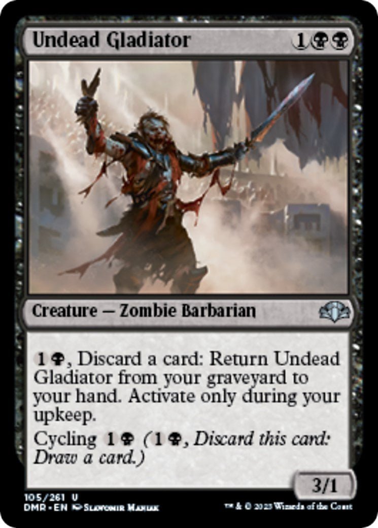 Undead Gladiator [DMR - 105] - Cartes Sportives Rive Sud