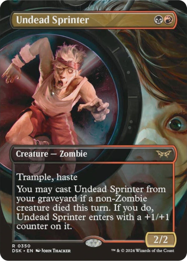 Undead Sprinter (Borderless) [DSK - 350] - Cartes Sportives Rive Sud