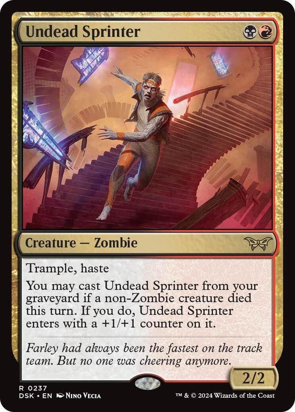 Undead Sprinter [DSK - 237] - Cartes Sportives Rive Sud