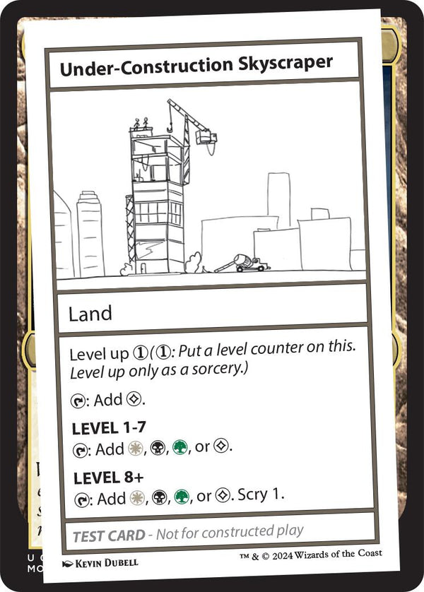 Under - Construction Skyscraper [MB2PC - N/A] - Cartes Sportives Rive Sud