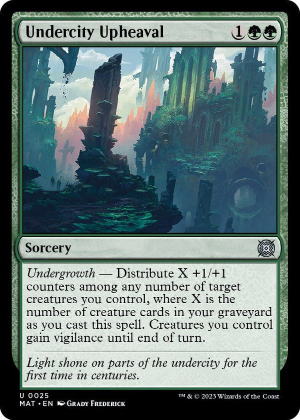 Undercity Upheaval [MAT - 25] - Cartes Sportives Rive Sud