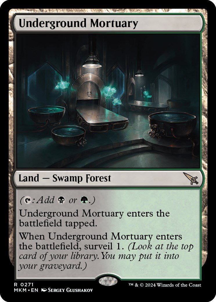 Underground Mortuary [MKM - 271] - Cartes Sportives Rive Sud