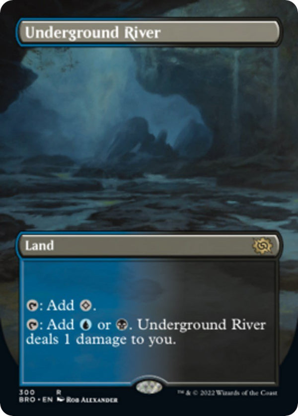 Underground River (Borderless) [BRO - 300] - Cartes Sportives Rive Sud