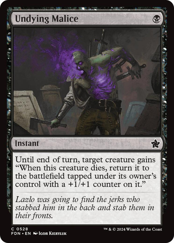 Undying Malice [FDN - 528] - Cartes Sportives Rive Sud