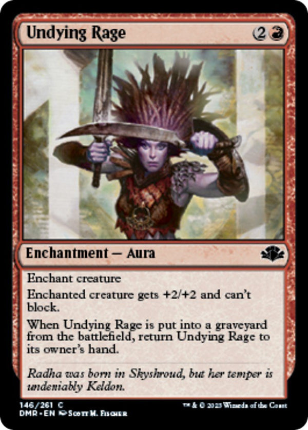 Undying Rage [DMR - 146] - Cartes Sportives Rive Sud