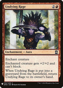 Undying Rage [LIST - 152] - Cartes Sportives Rive Sud