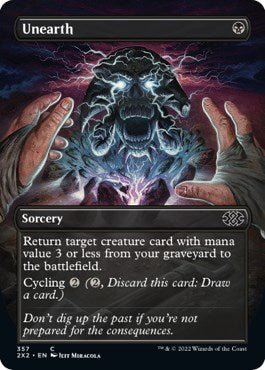 Unearth (Borderless) [2X2 - 357] - Cartes Sportives Rive Sud