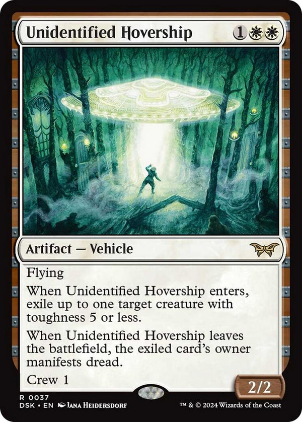 Unidentified Hovership [DSK - 37] - Cartes Sportives Rive Sud