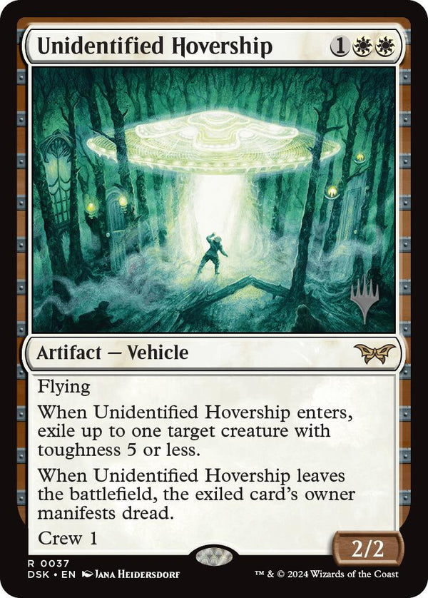 Unidentified Hovership [PPDSK - 37] - Cartes Sportives Rive Sud