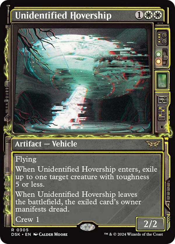 Unidentified Hovership (Showcase) [DSK - 305] - Cartes Sportives Rive Sud