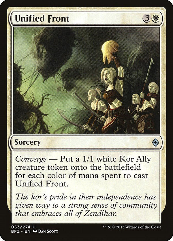 Unified Front [BFZ - 53] - Cartes Sportives Rive Sud