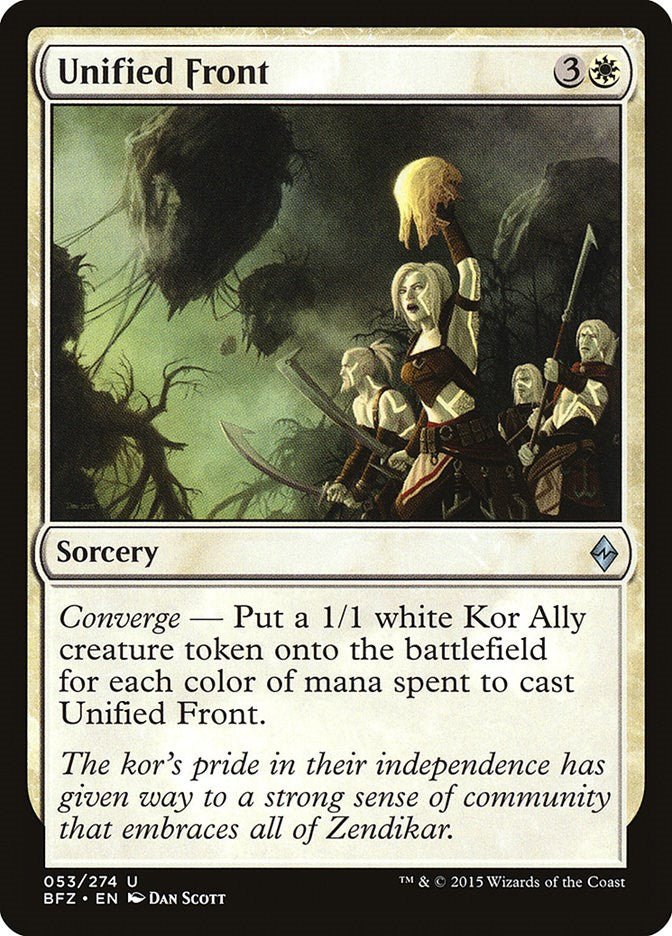 Unified Front [BFZ - 53] - Cartes Sportives Rive Sud