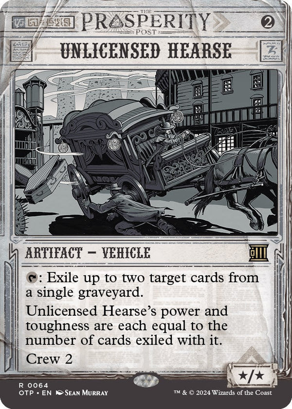 Unlicensed Hearse [OTP - 64] - Cartes Sportives Rive Sud