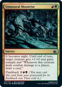 Unnatural Moonrise [MID - 247] - Cartes Sportives Rive Sud