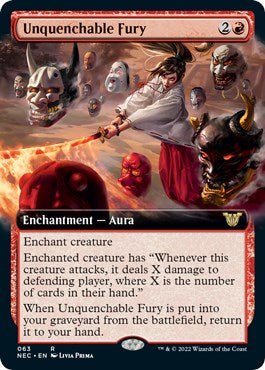 Unquenchable Fury (Extended Art) [NEC - 63] - Cartes Sportives Rive Sud