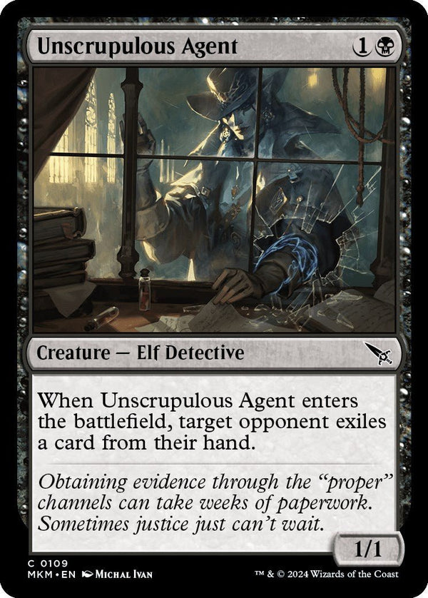 Unscrupulous Agent [MKM - 109] - Cartes Sportives Rive Sud