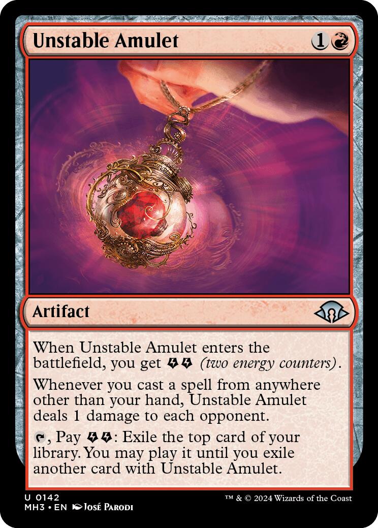 Unstable Amulet [MH3 - 142] - Cartes Sportives Rive Sud