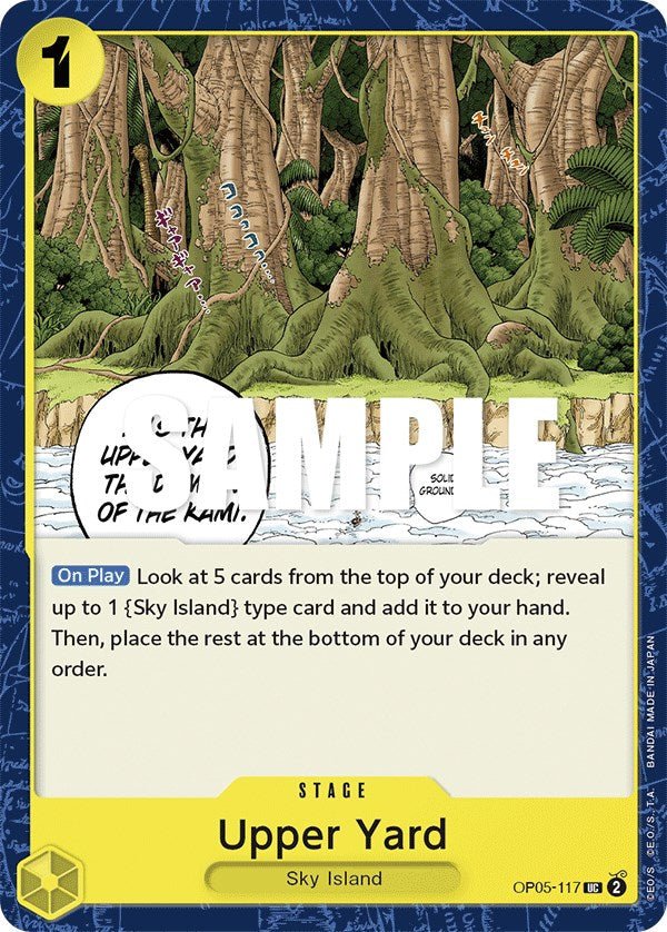 Upper Yard [OP05 - OP05 - 117] - Cartes Sportives Rive Sud