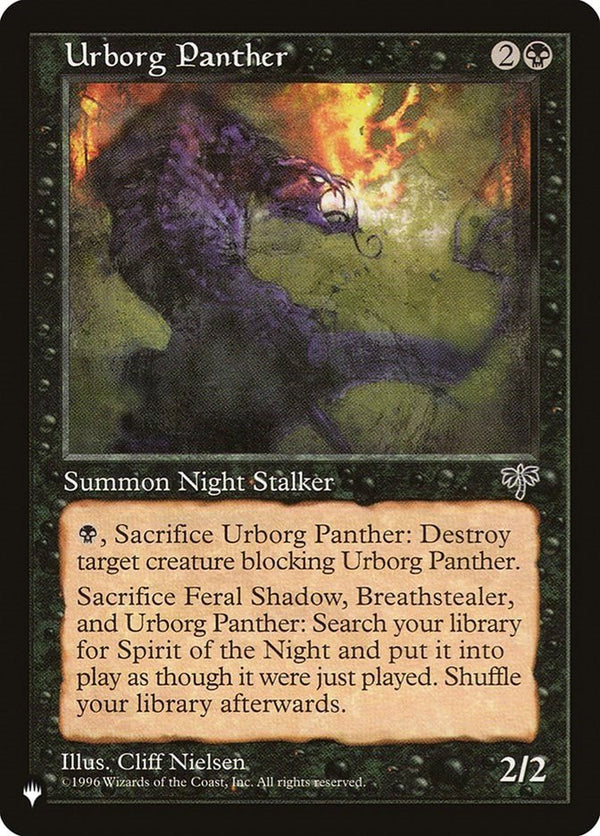 Urborg Panther [LIST - N/A] - Cartes Sportives Rive Sud