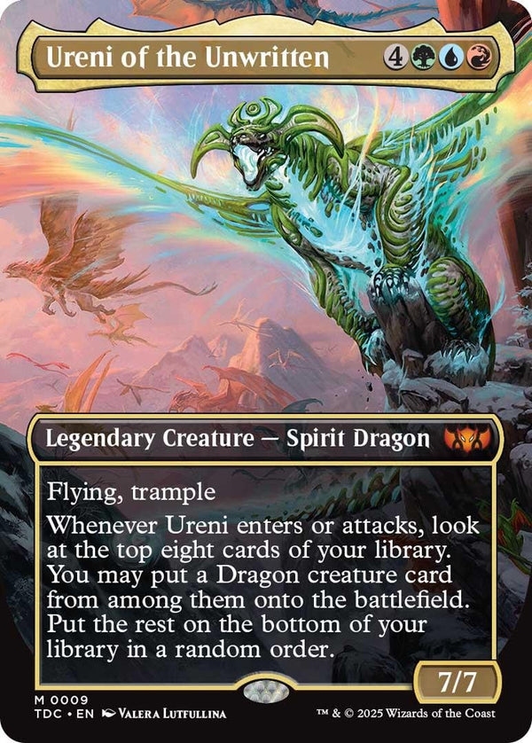 Ureni of the Unwritten (Borderless) [TDC - 9] - Cartes Sportives Rive Sud
