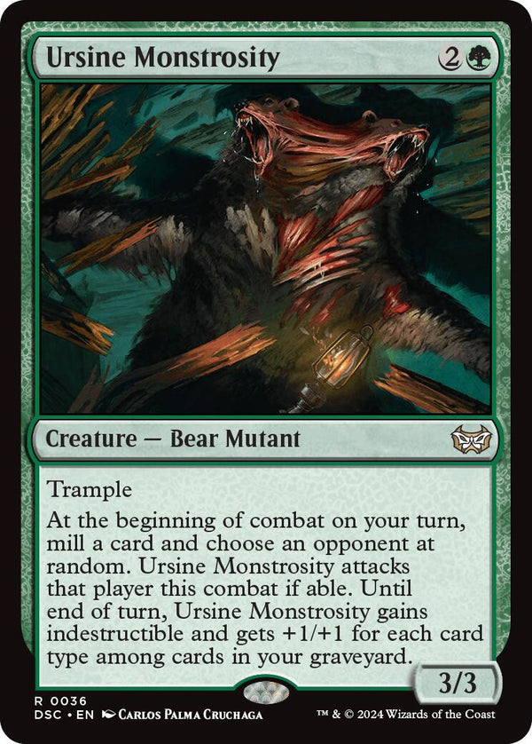 Ursine Monstrosity [DSC - 36] - Cartes Sportives Rive Sud