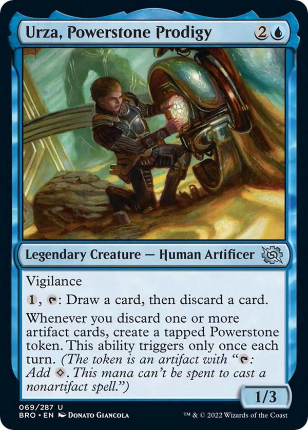 Urza, Powerstone Prodigy [BRO - 69] - Cartes Sportives Rive Sud