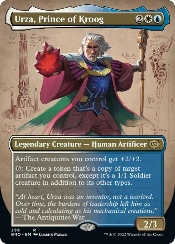Urza, Prince of Kroog (Borderless) [BRO - 296] - Cartes Sportives Rive Sud