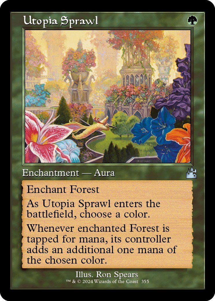 Utopia Sprawl (Retro Frame) [RVR - 355] - Cartes Sportives Rive Sud