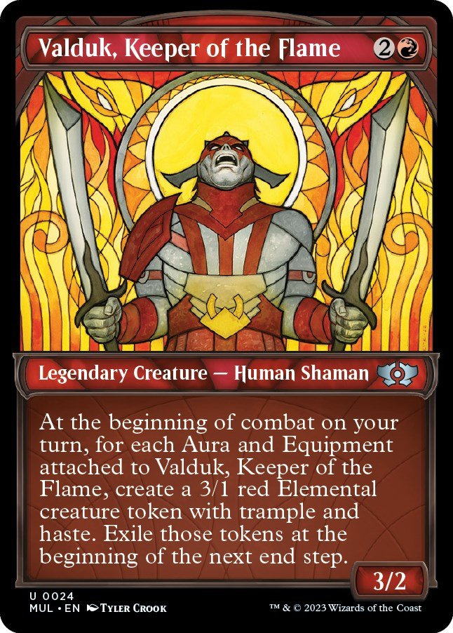 Valduk, Keeper of the Flame [MUL - 24] - Cartes Sportives Rive Sud