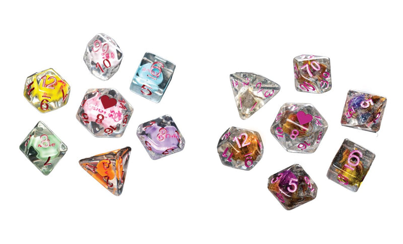 Valentines' Advent Calendar Resin Poly Dice (Pre - Order) - Cartes Sportives Rive Sud