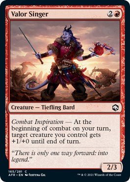 Valor Singer [AFR - 165] - Cartes Sportives Rive Sud