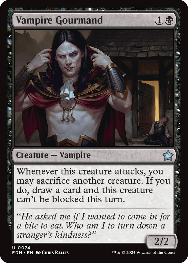 Vampire Gourmand [FDN - 74] - Cartes Sportives Rive Sud
