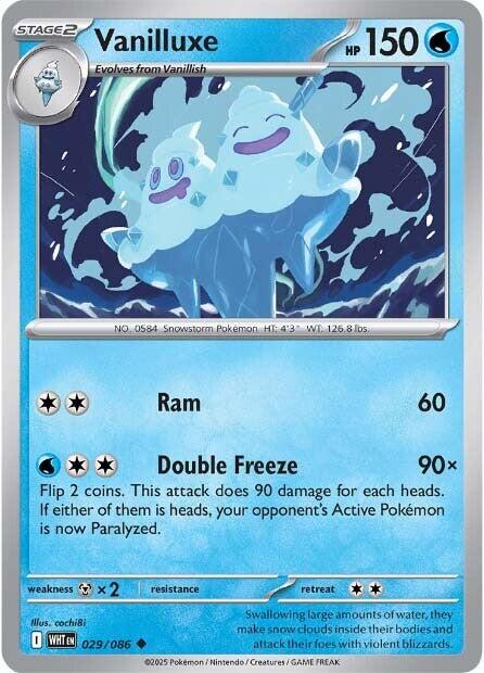 Vanilluxe [WHT - 029/086] - Cartes Sportives Rive Sud