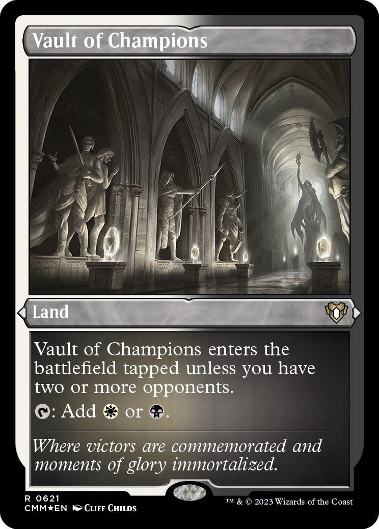 Vault of Champions (Foil Etched) [CMM - 621] - Cartes Sportives Rive Sud