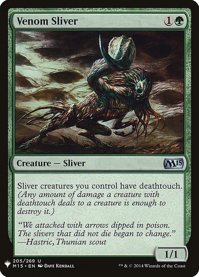 Venom Sliver [LIST - 205] - Cartes Sportives Rive Sud