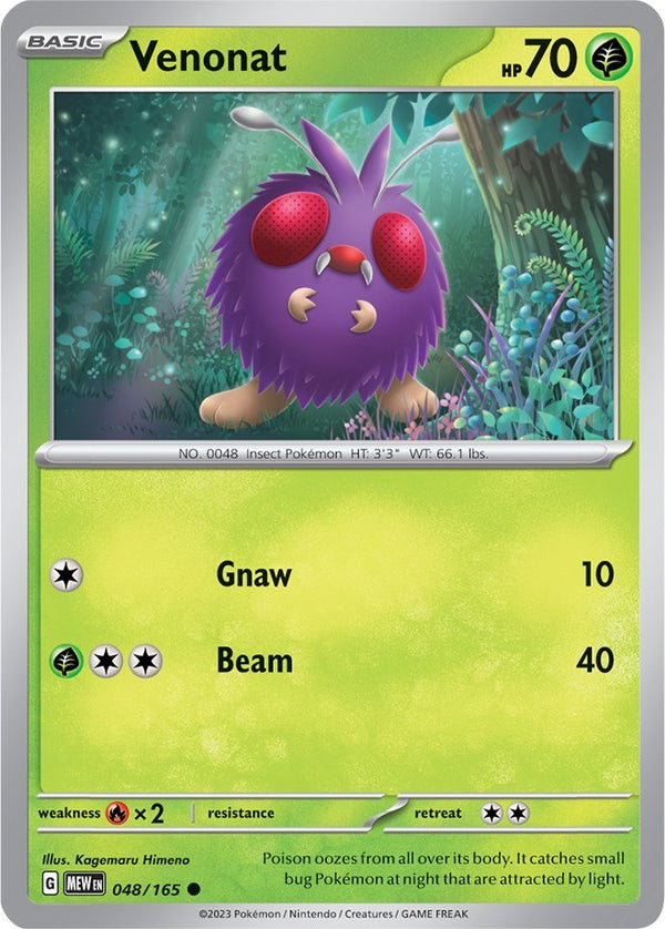 Venonat [MEW - 048/165] - Cartes Sportives Rive Sud