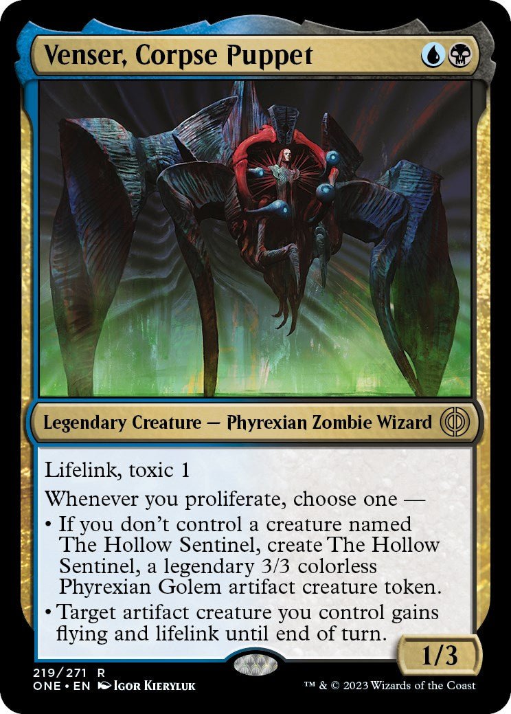 Venser, Corpse Puppet [ONE - 219] - Cartes Sportives Rive Sud
