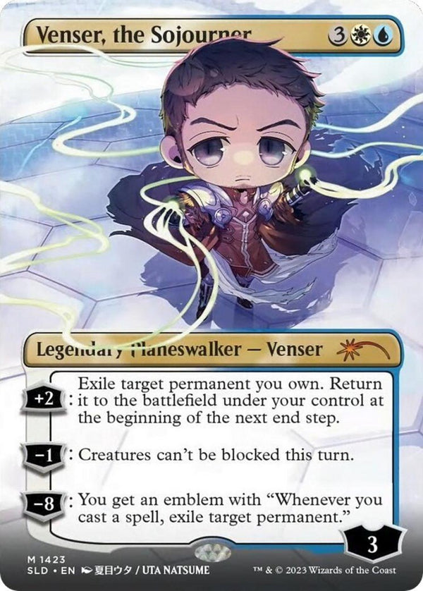 Venser, the Sojourner (Rainbow Foil) [SLD - 1423] - Cartes Sportives Rive Sud