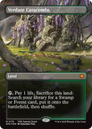 Verdant Catacombs (Borderless) (Dragonscale Foil) [SPG - 118] - Cartes Sportives Rive Sud